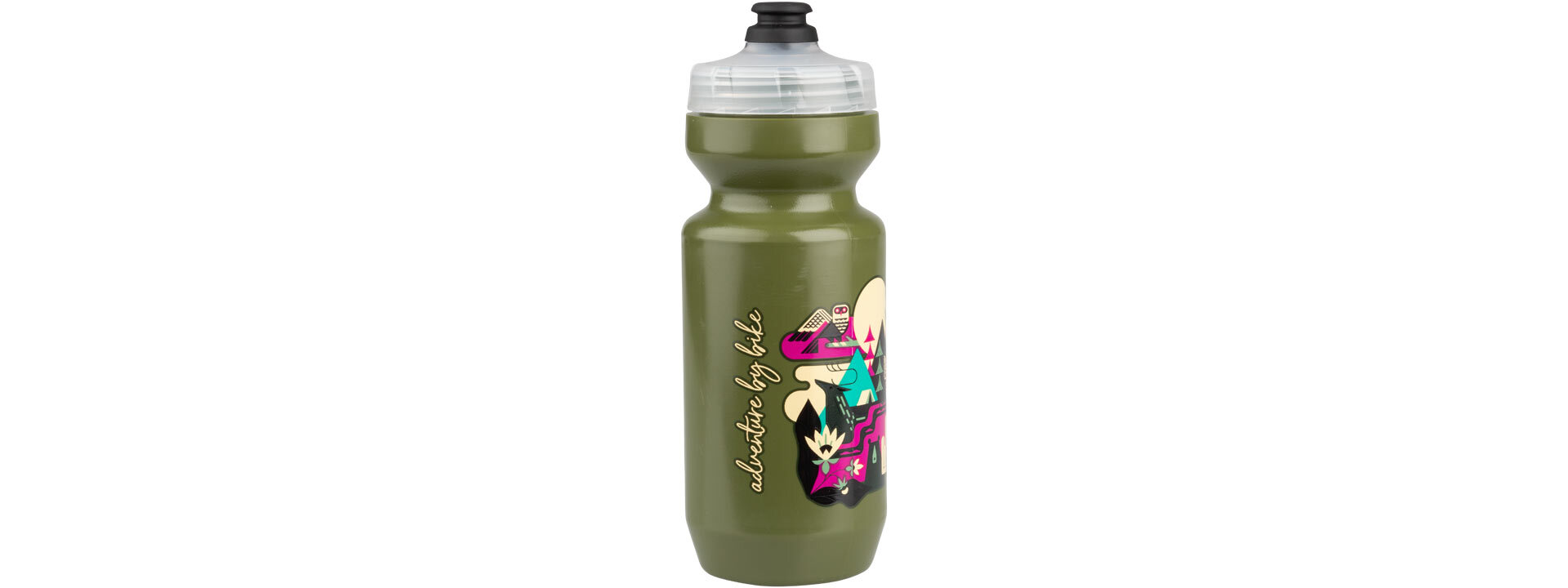 Salsa Cassidy Purist Insulated Water Bottle - Black, Yellow