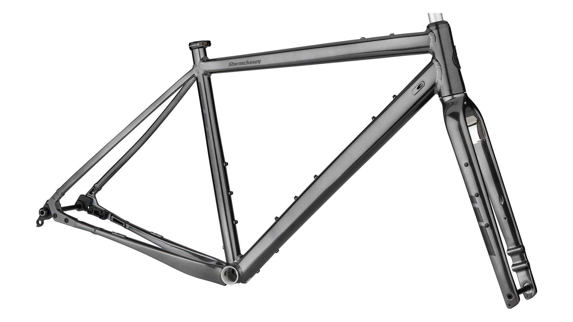 Salsa Stormchaser Frameset black side view