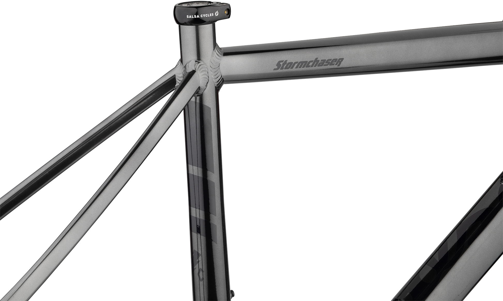 Salsa Stormchaser Frameset black seat tube focus