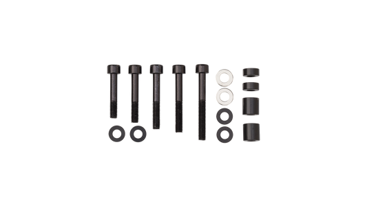 Salsa lower mount kit for Alternator Rack, bolts, washers, and spacers for perfect fit