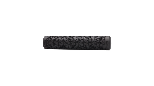 Salsa Backcountry Grips black with Adventure By Bike raised lettering repeated