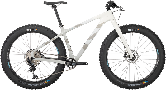 Salsa Beargrease C SLX fat bike gray fade side view on white background