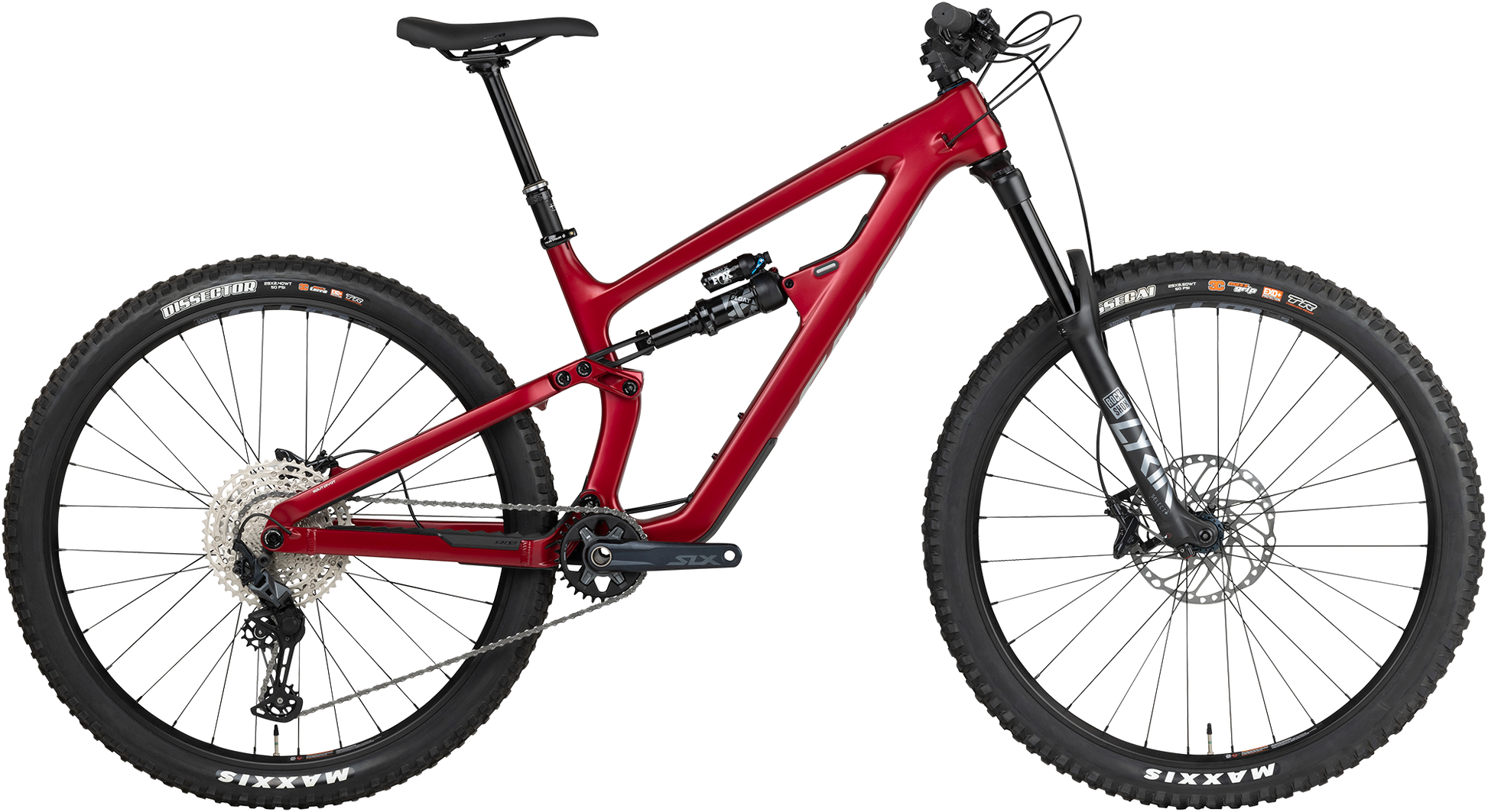 Salsa Blackthorn C SLX bike red BK5572 side view on white background