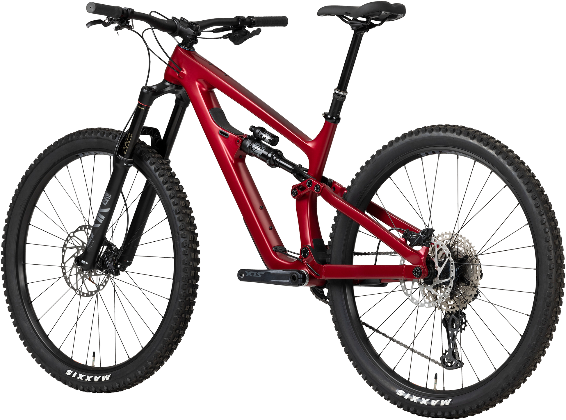 Salsa Blackthorn C SLX bike red BK5572 rear three quarter view on white background