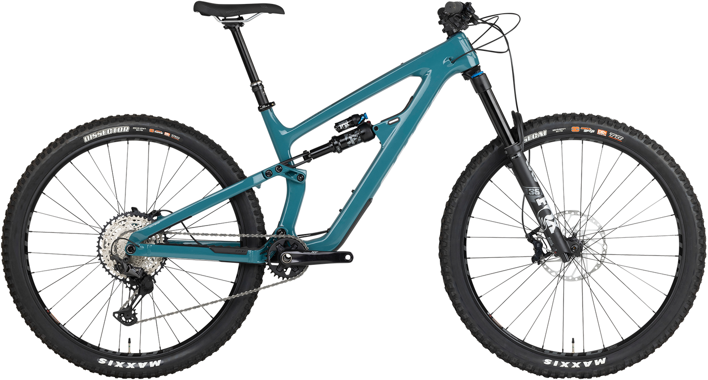 Salsa Blackthorn C XT bike blue BK5576 side view on white background