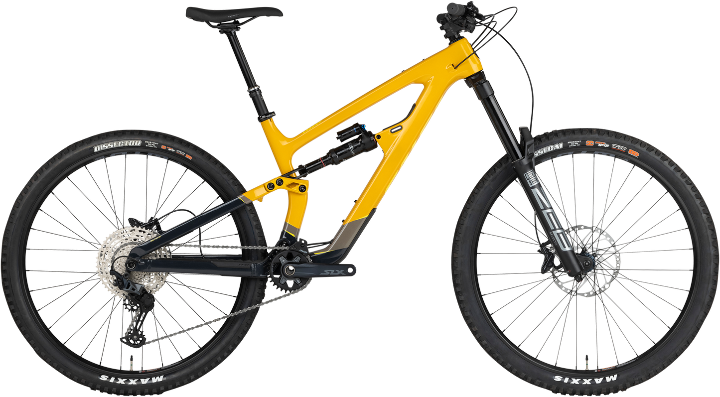 Salsa Cassidy C SLX bike yellow BK5588 side view on white background