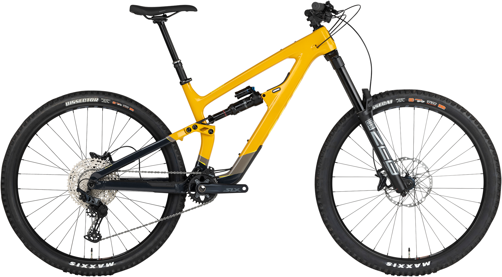 Salsa Cassidy C SLX bike yellow BK5588 side view on white background