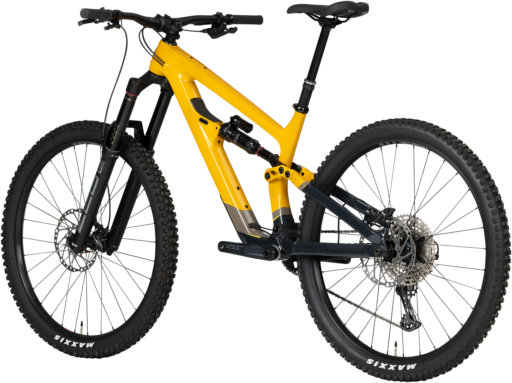 Salsa Cassidy C SLX bike yellow BK5588 rear three-quarter view on white background