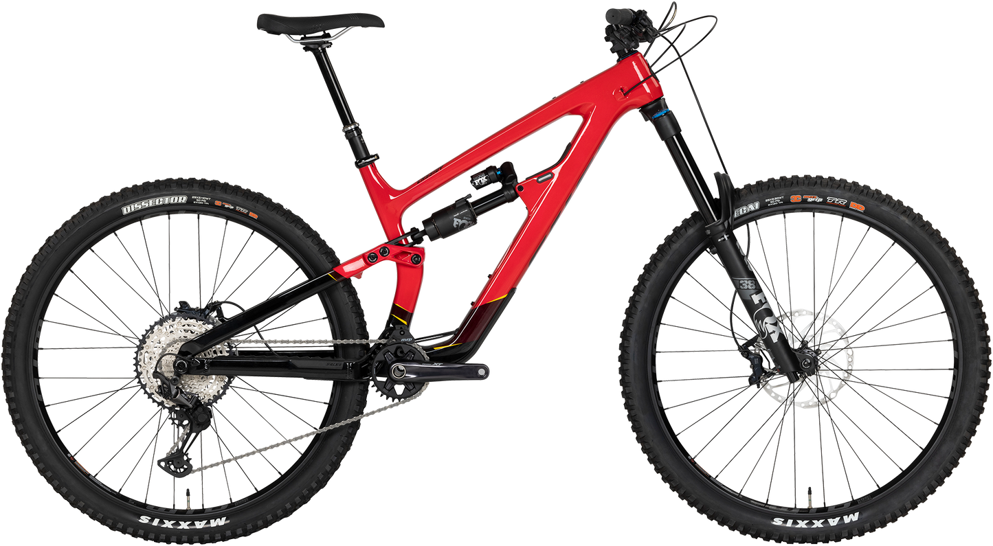 Salsa Cassidy C XT bike red BK5592 side view on white background