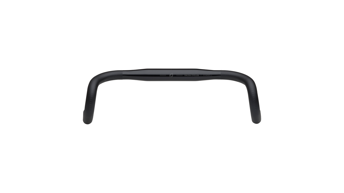 Salsa Cowbell Deluxe drop handlebar black front view