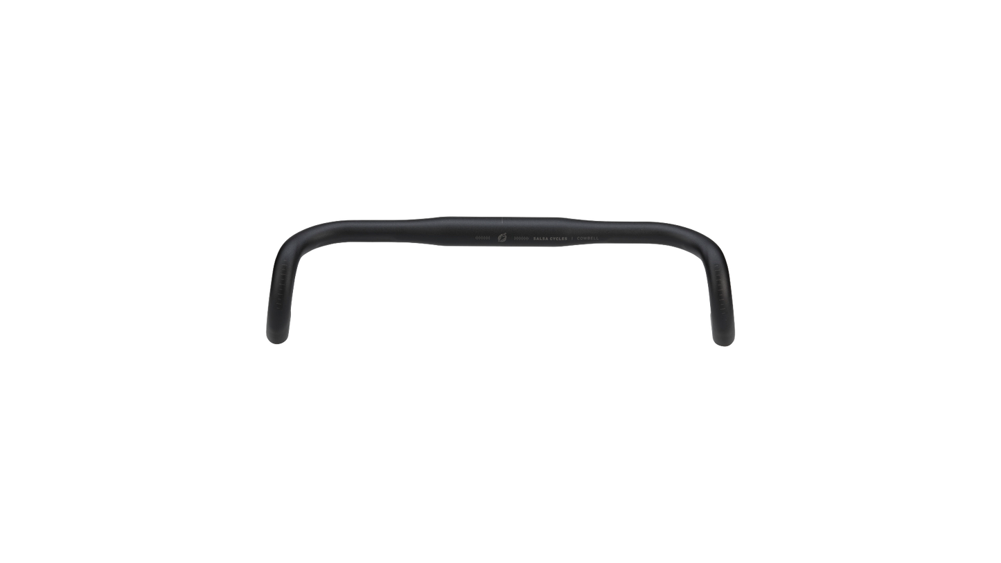 Salsa Cowbell drop handlebar black front view