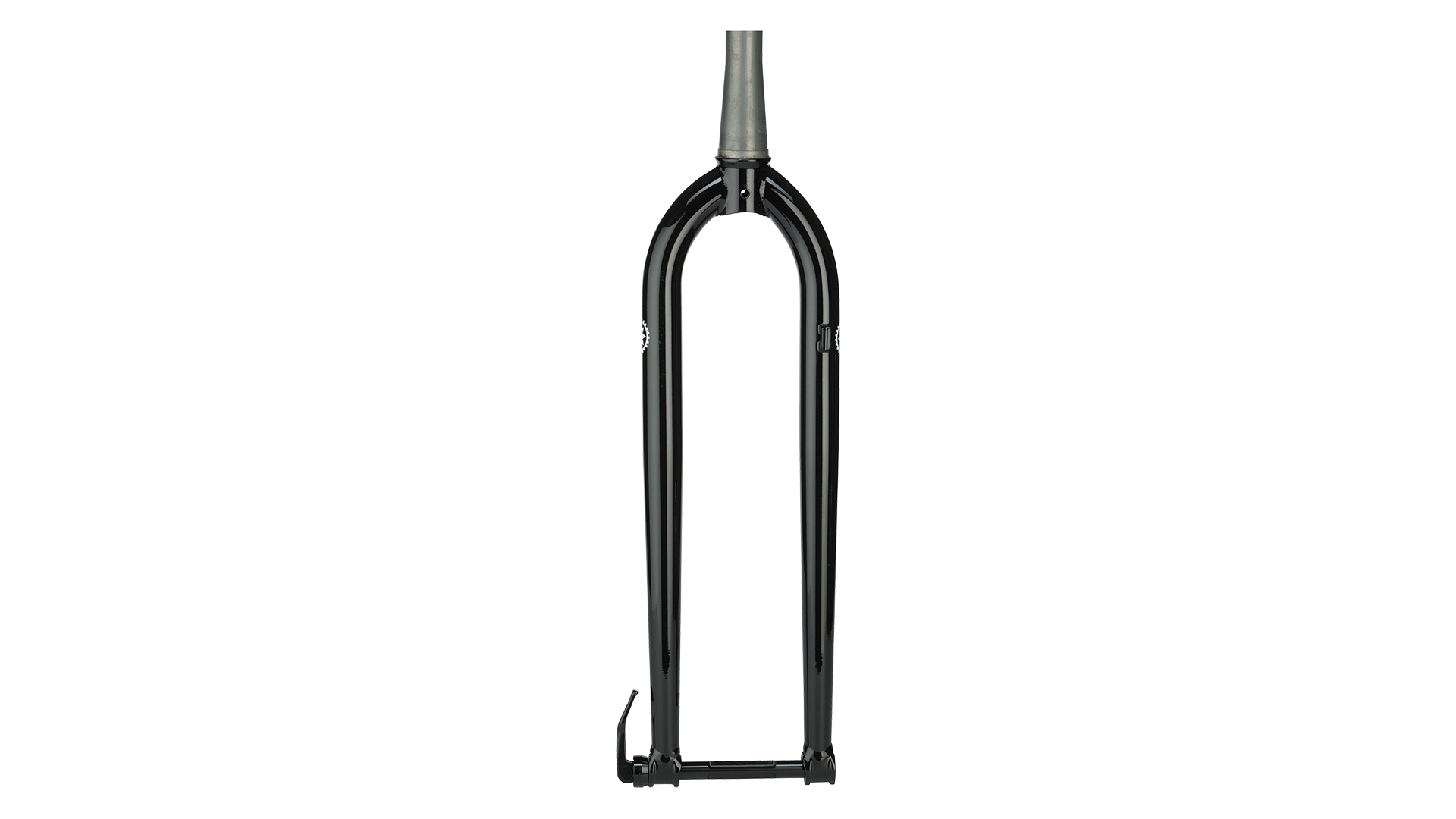 Salsa CroMoto Grande 29" Thru Axle Fork black front view