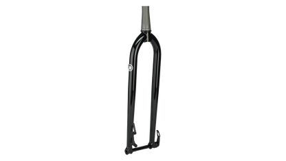 Salsa CroMoto Grande 29" Thru Axle Fork black back three-quarter view