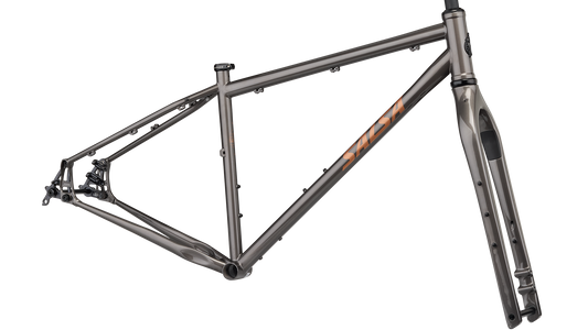 Salsa Fargo Steel Frameset black side view