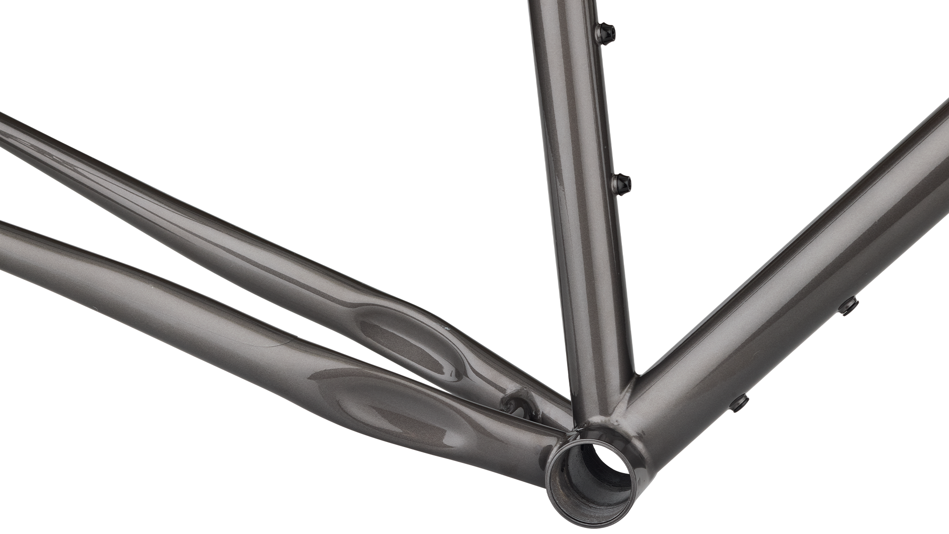 Salsa Fargo Steel Frameset black bottom bracket area detail