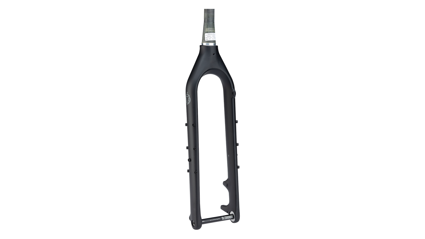 Salsa Firestarter 110 Deluxe Carbon Fork front three-quarter view