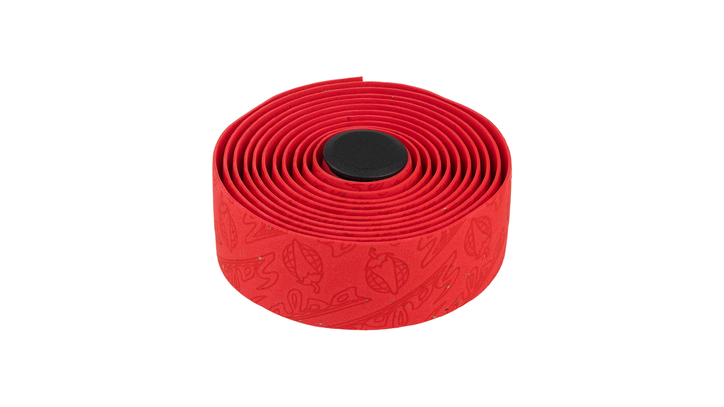 Salsa Gel Cork Bar Tape red