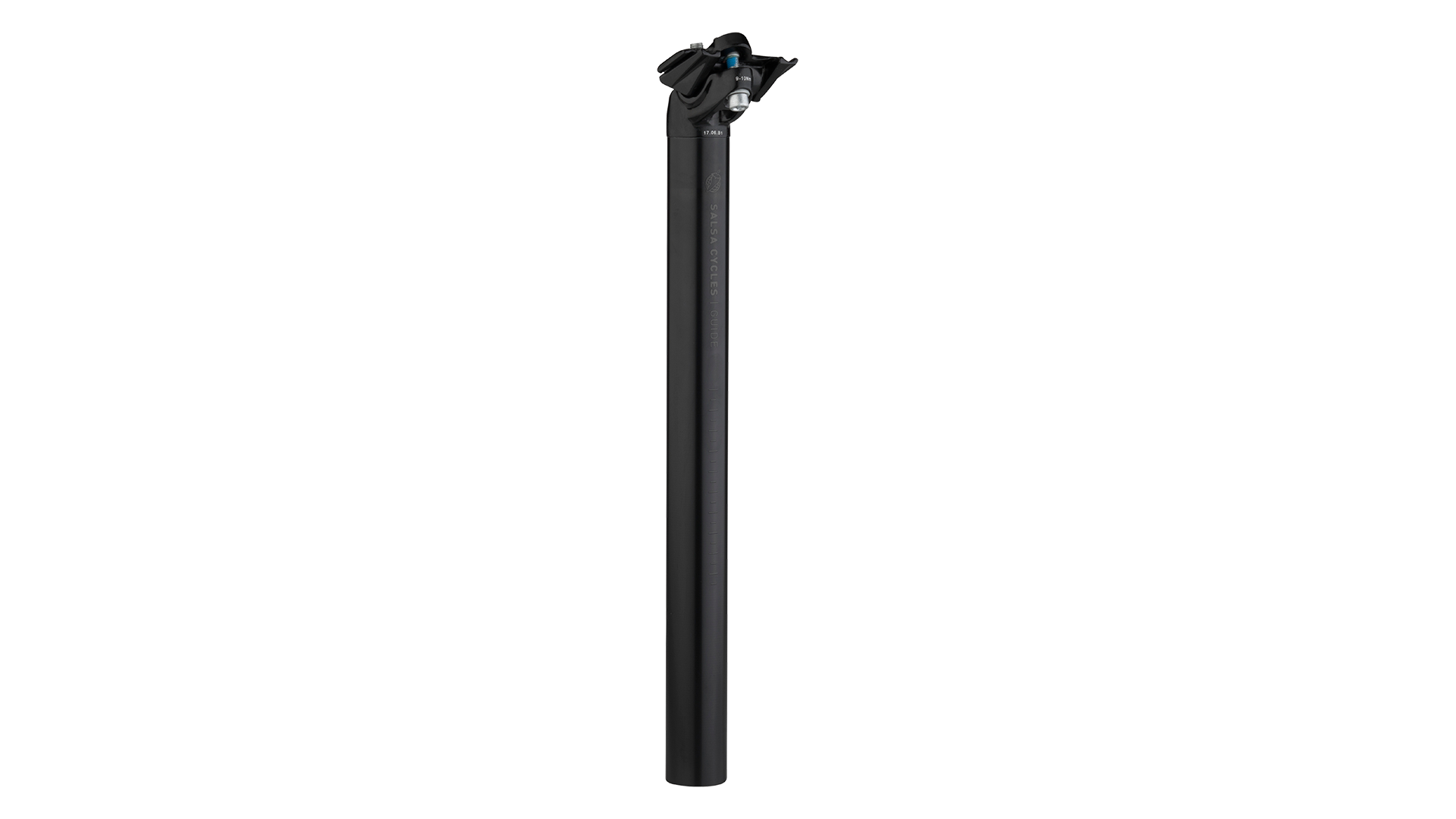 Salsa Guide Deluxe Seatpost 18mm offset back view