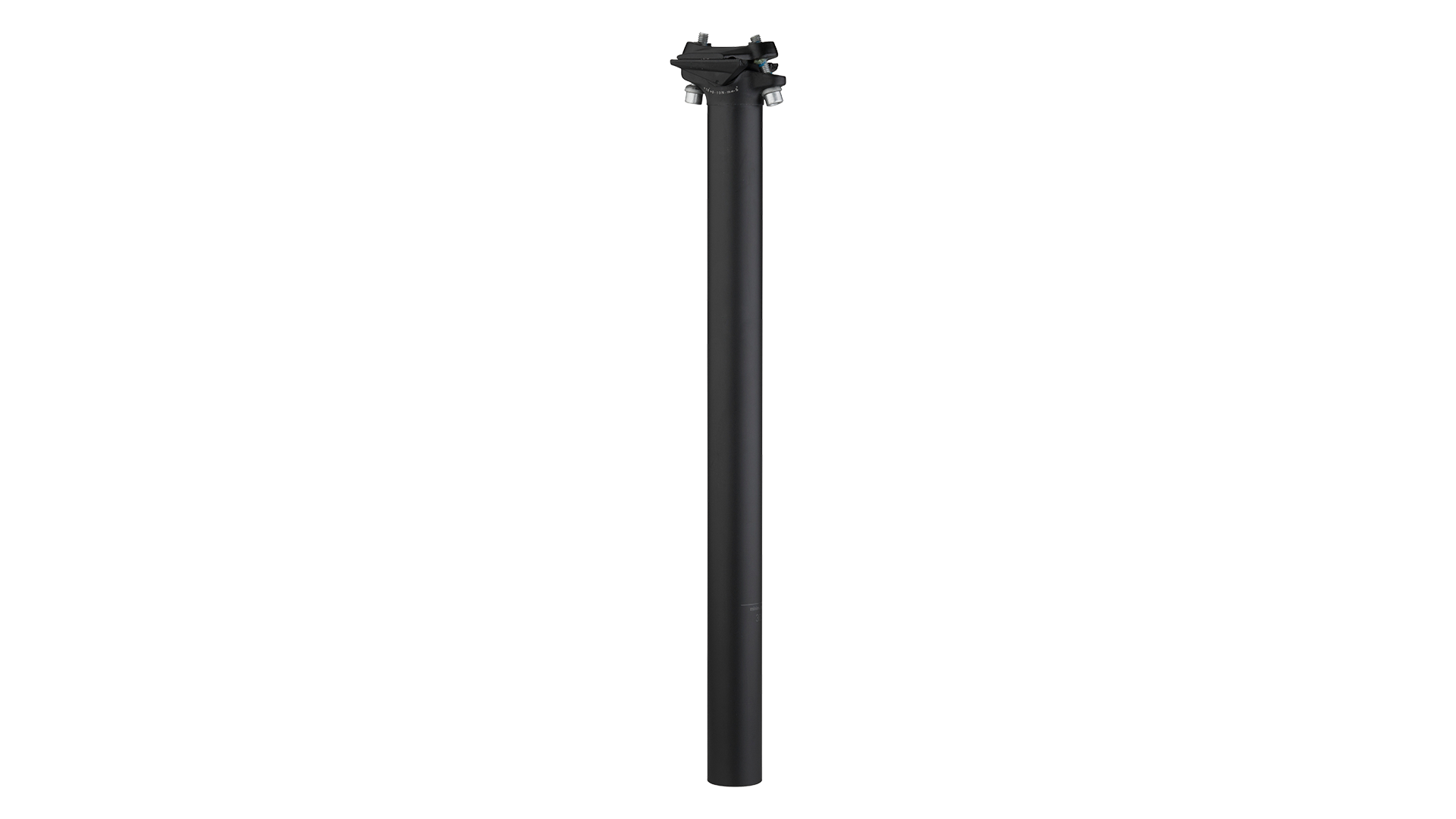 Salsa Guide Seatpost no offset black side view