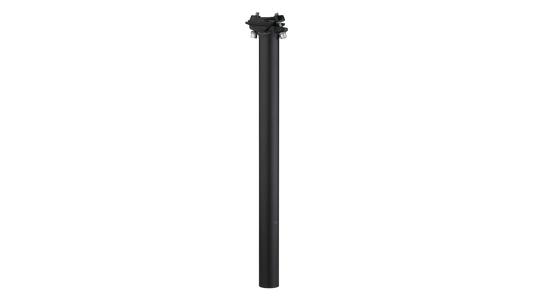 Salsa Guide Seatpost no offset black side view