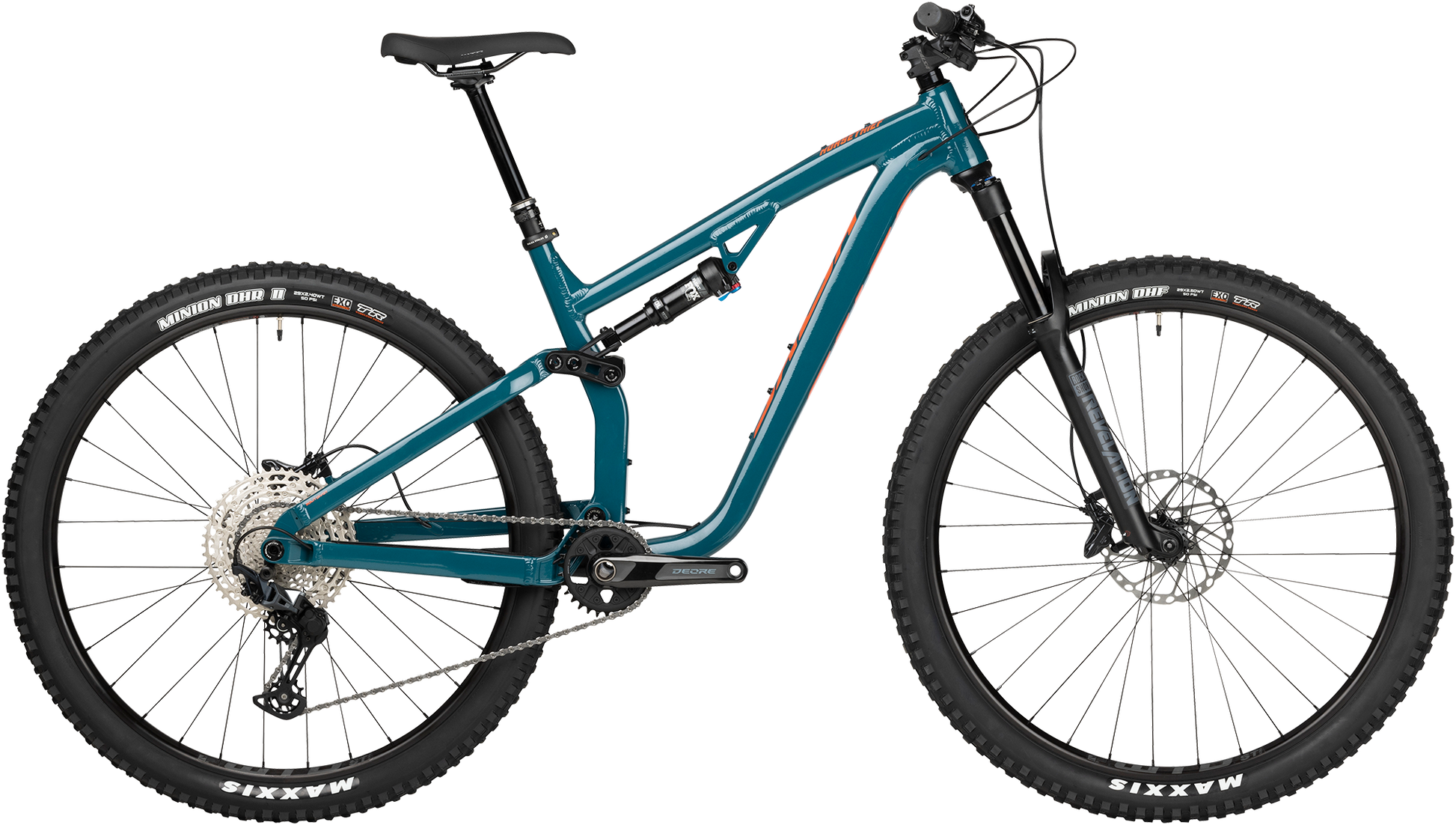 Salsa Horsethief SLX blue complete bike side view on white background