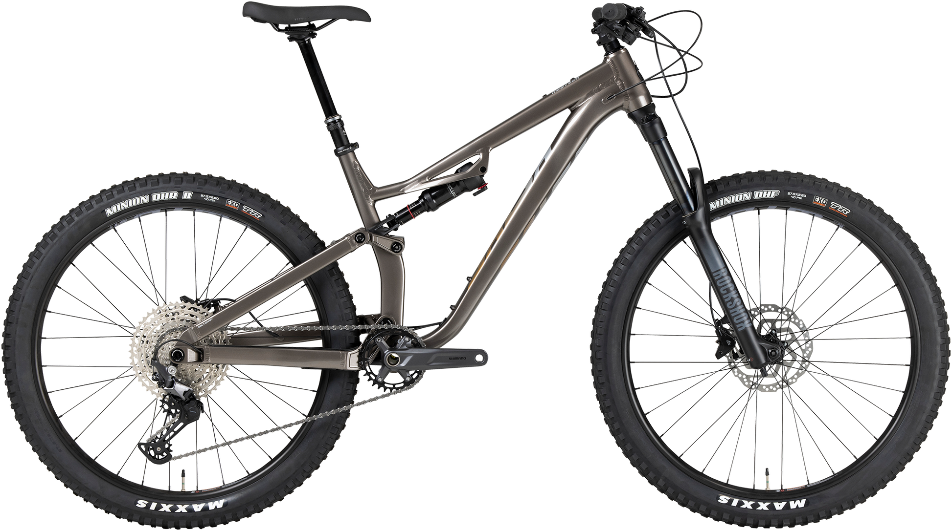 Salsa Rustler Deore bike gray side view