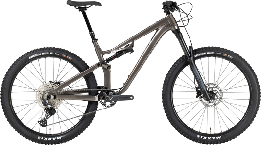 Salsa Rustler Deore bike gray side view