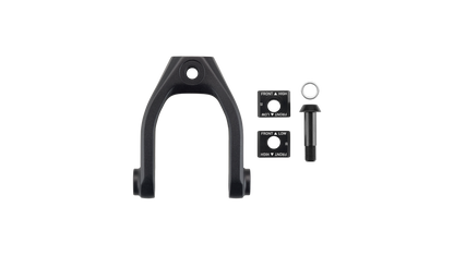 Salsa Shock Link Service Kit for Cassidy 1.0 with hardware top down view