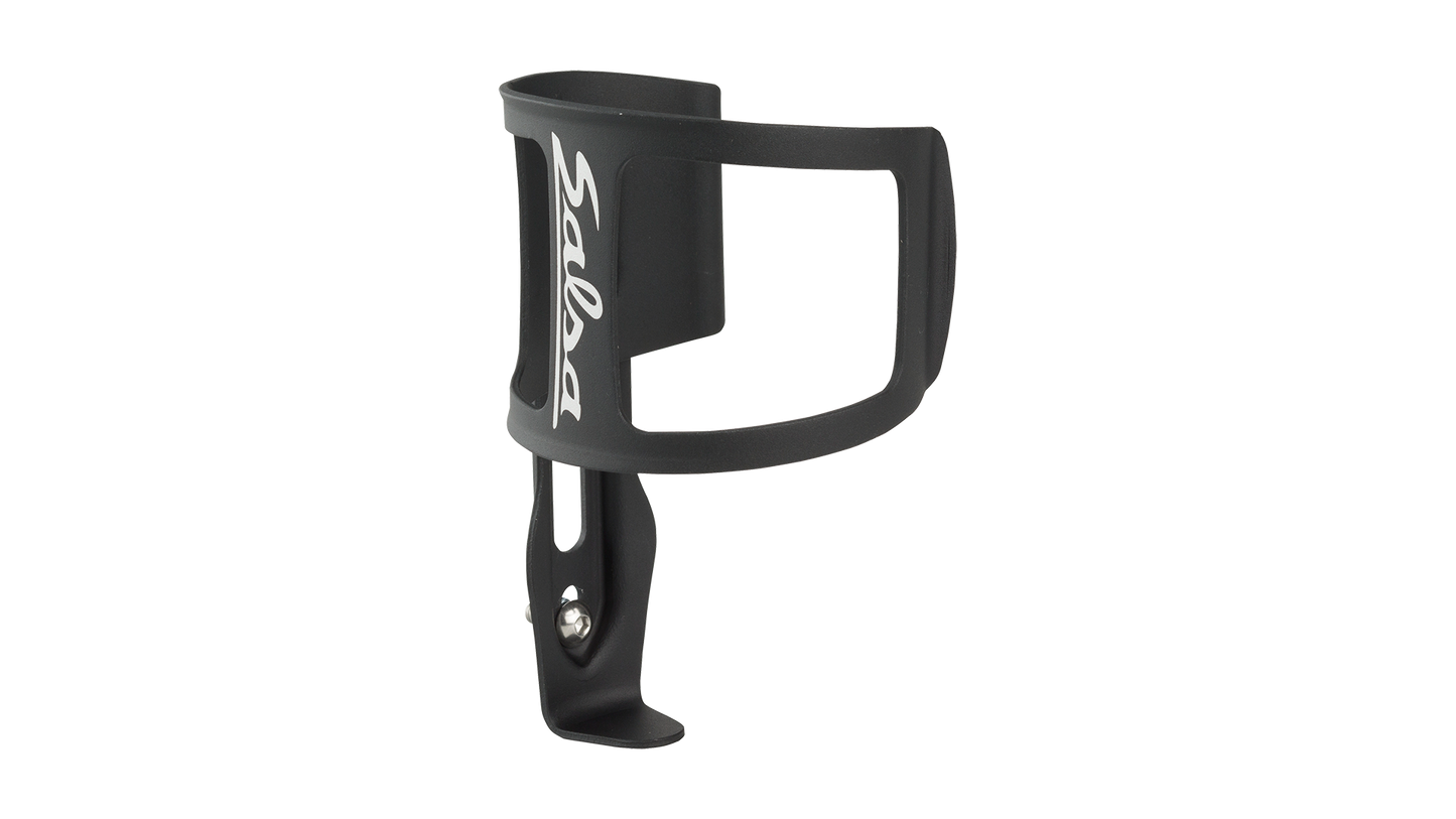 Salsa Side Entry Water Bottle Cage showing Salsa logo