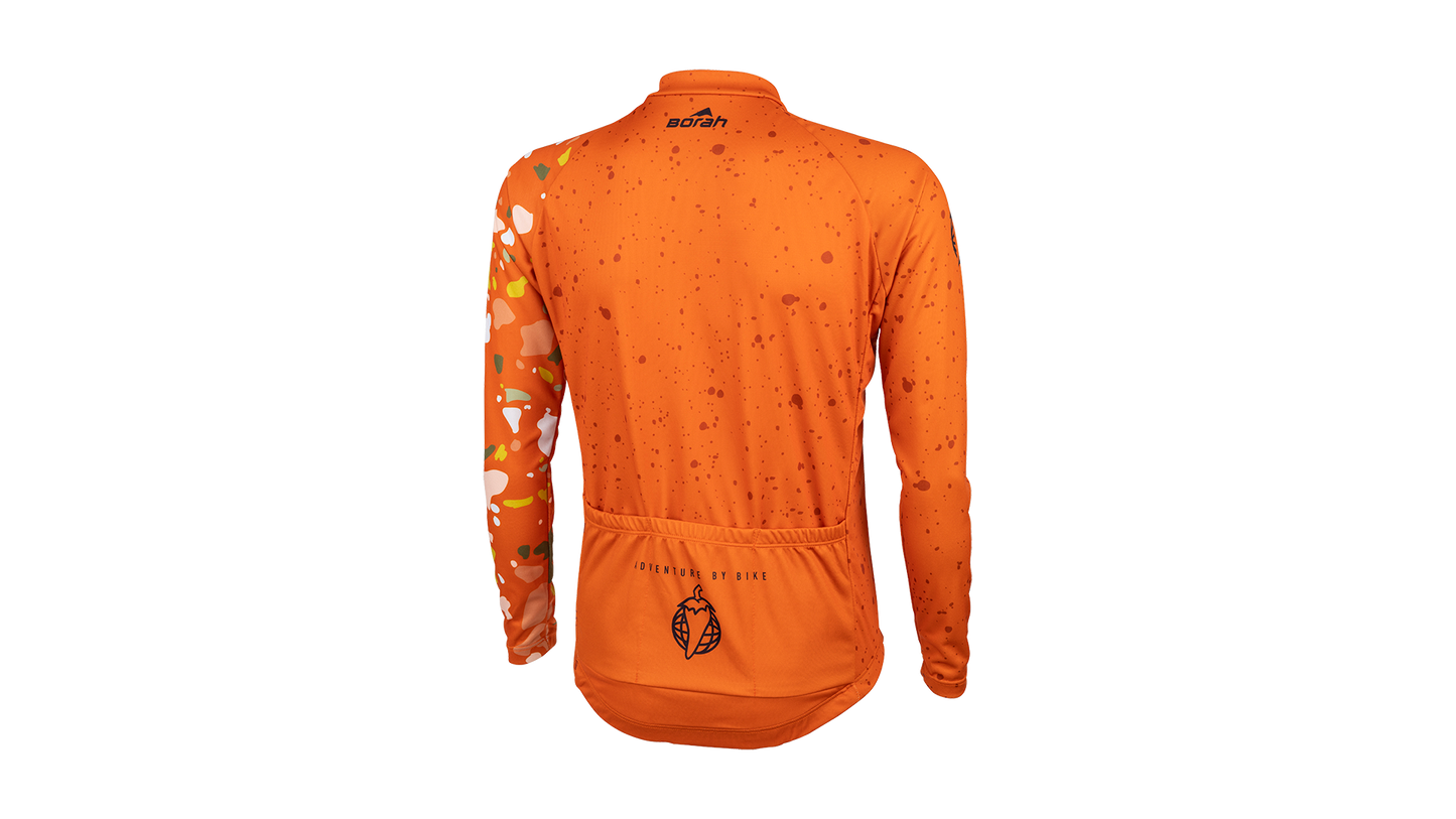 Salsa Terrazzo Long Sleeve Jersey - Men's back view