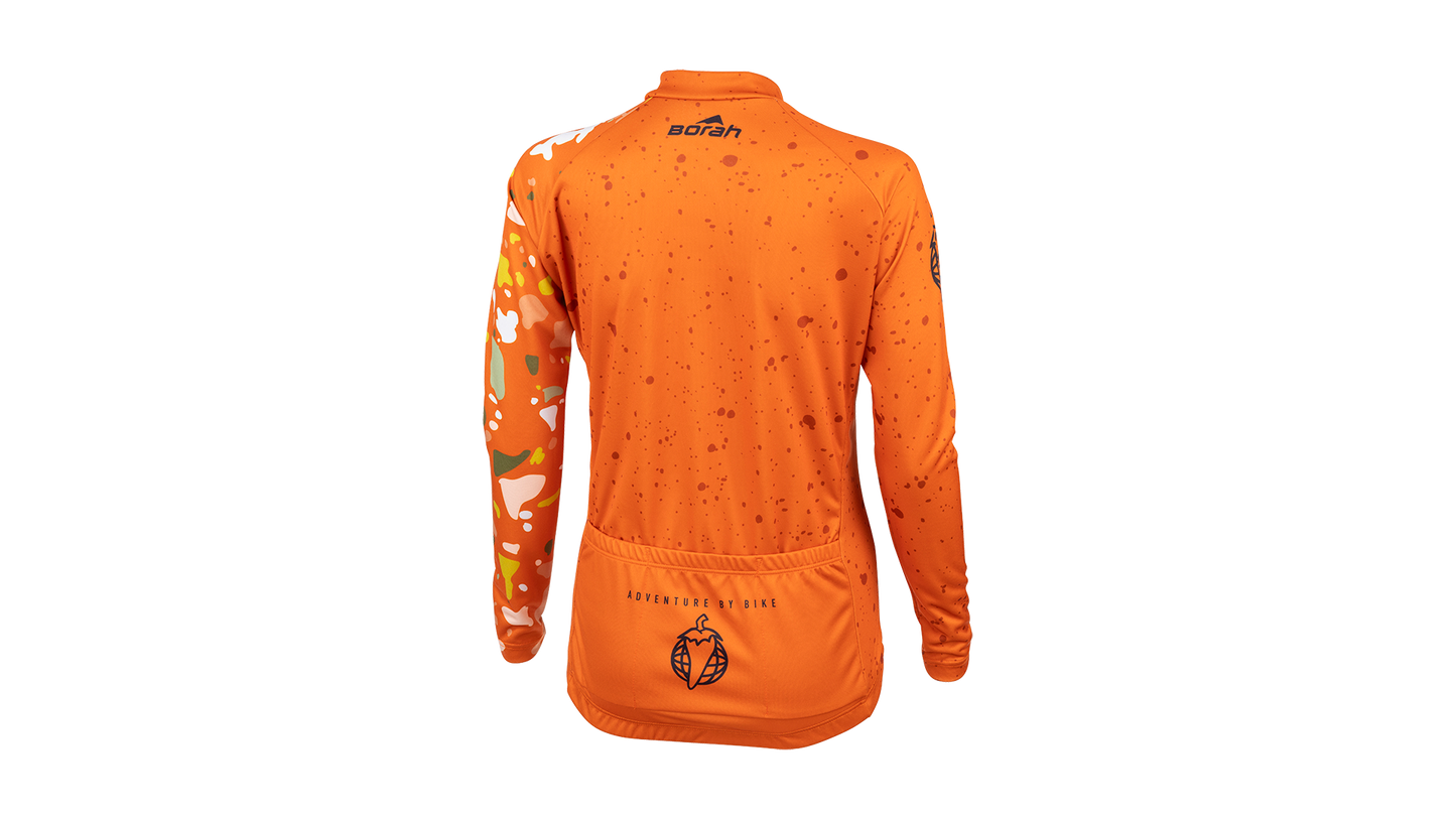 Salsa Terrazzo Long Sleeve Jersey - Women's back view