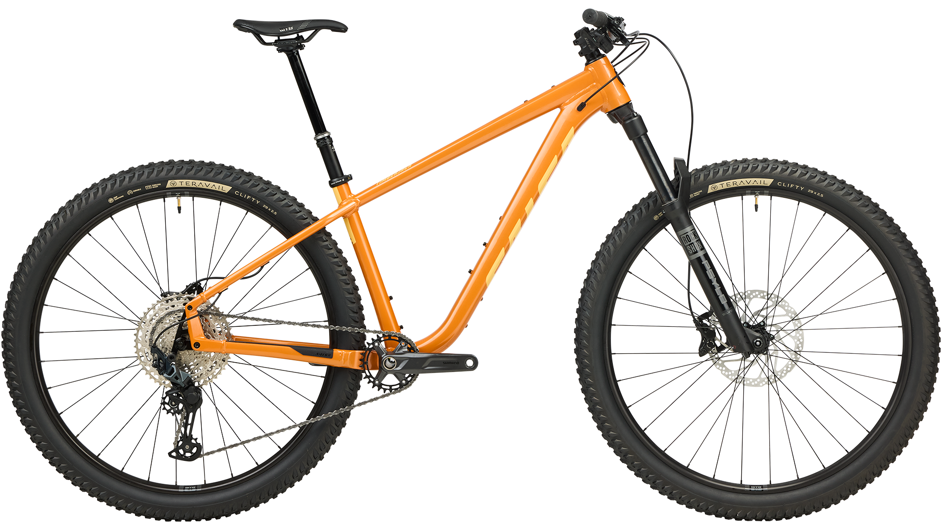 Salsa Timberjack SLX 29 orange mountain bike side view