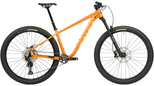 Salsa Timberjack SLX 29 orange mountain bike side view