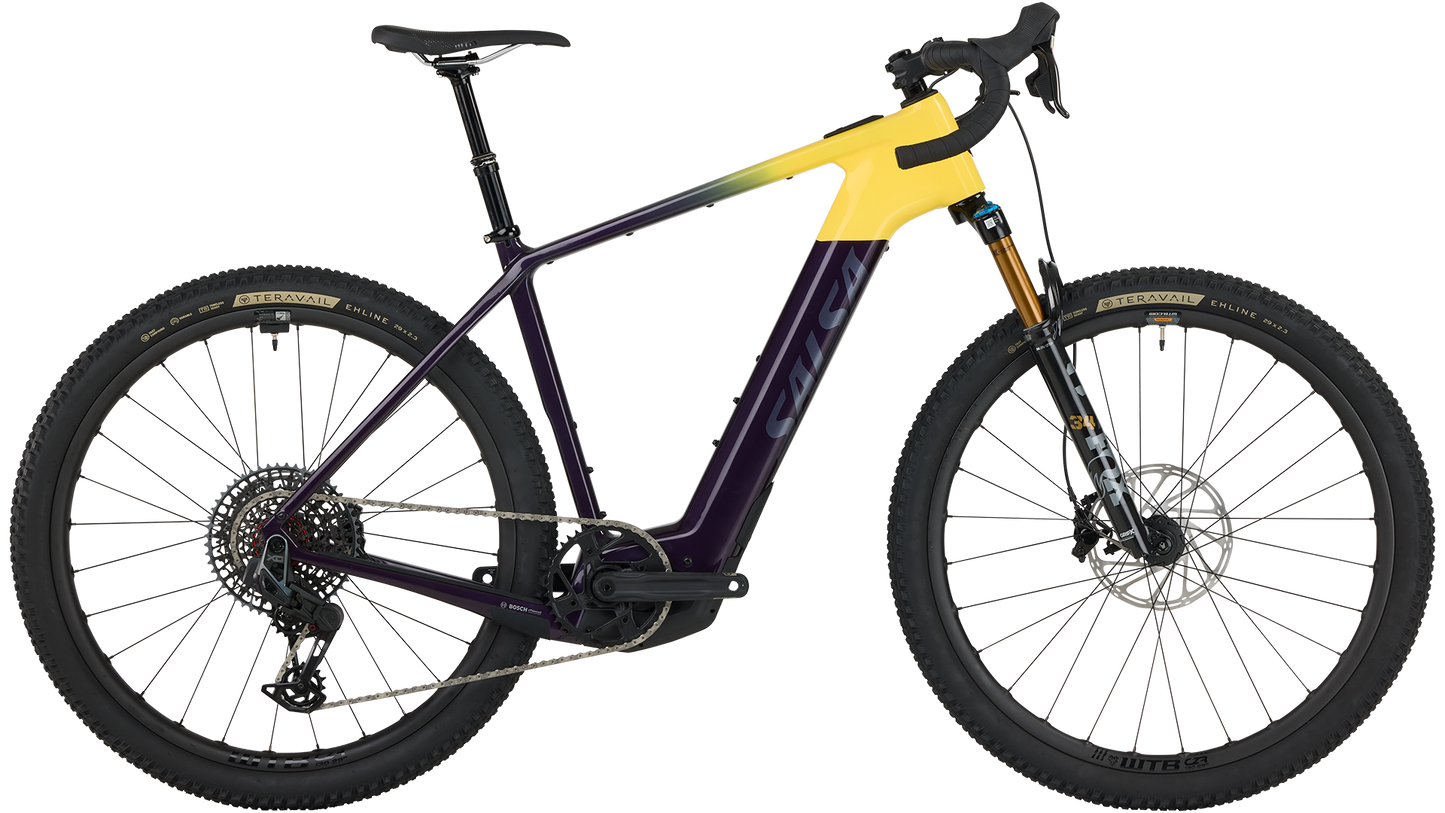 Salsa Tributary C Force XO AXS Sus Ebike side view