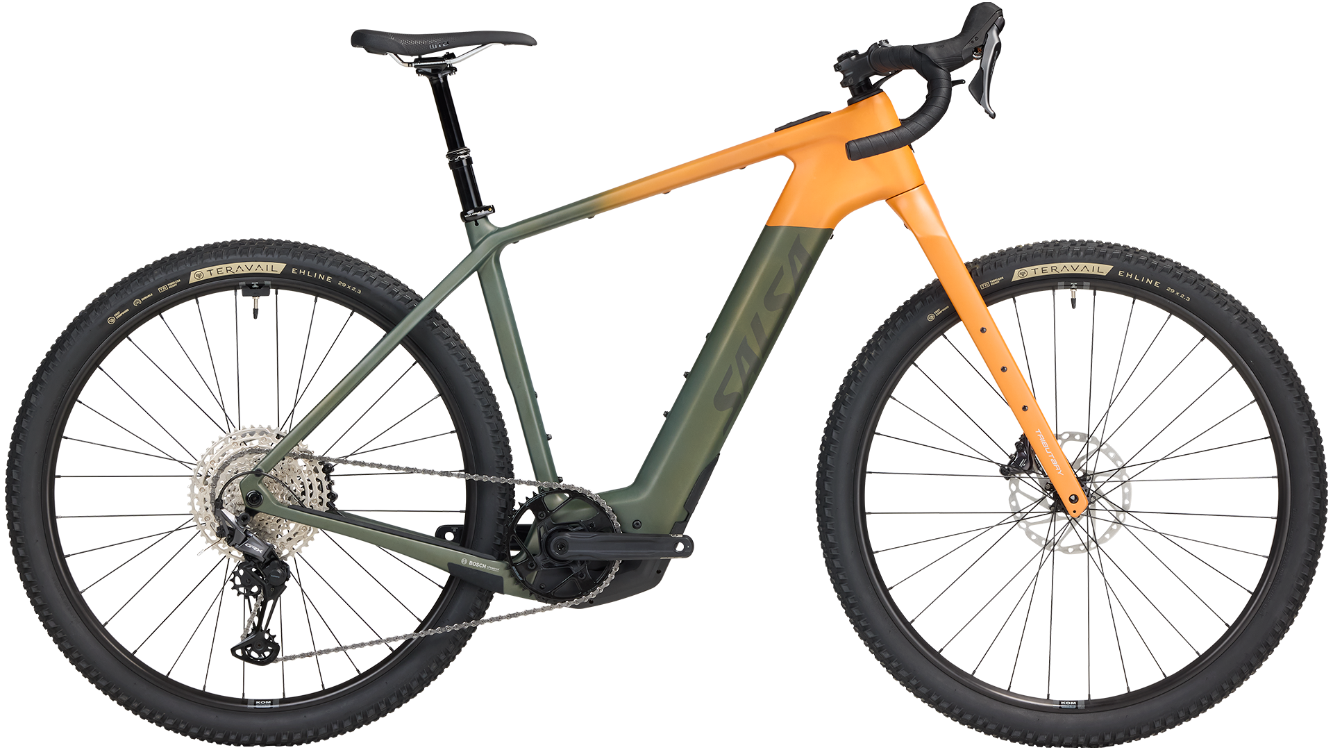 Salsa Tributary GRX 820 Ebike side view