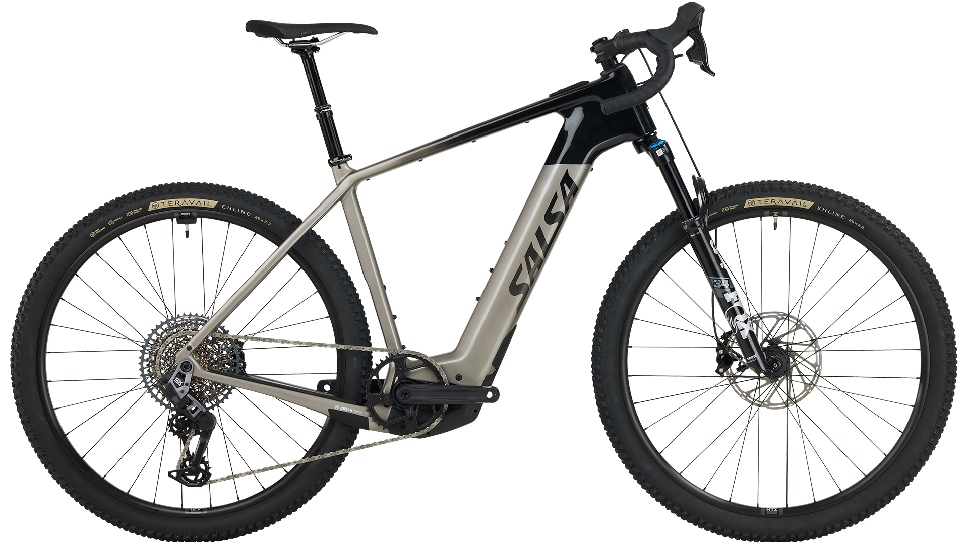 Salsa Tributary C Rival GX AXS Sus Ebike side view