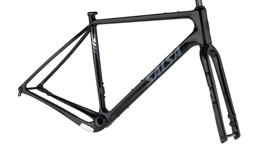 Salsa Warbird C Frameset black side view on white background